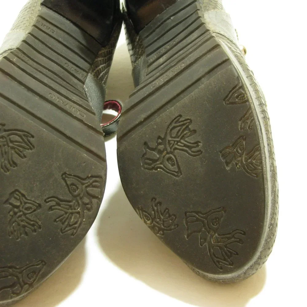 Two Tone Gray Platform Shoes - Picture 6 of 6